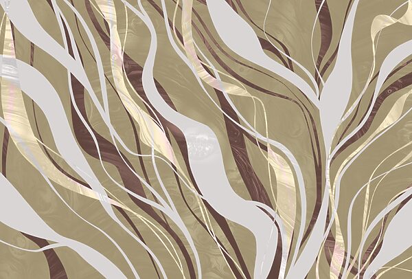 Bruine en witte swirls Bruine en witte swirls