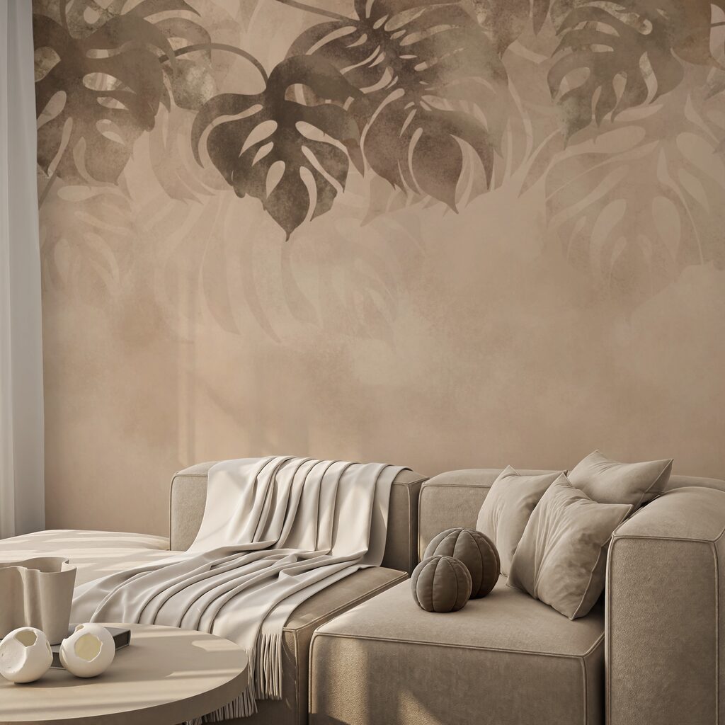 Elegant gebladerte op zachte achtergrond