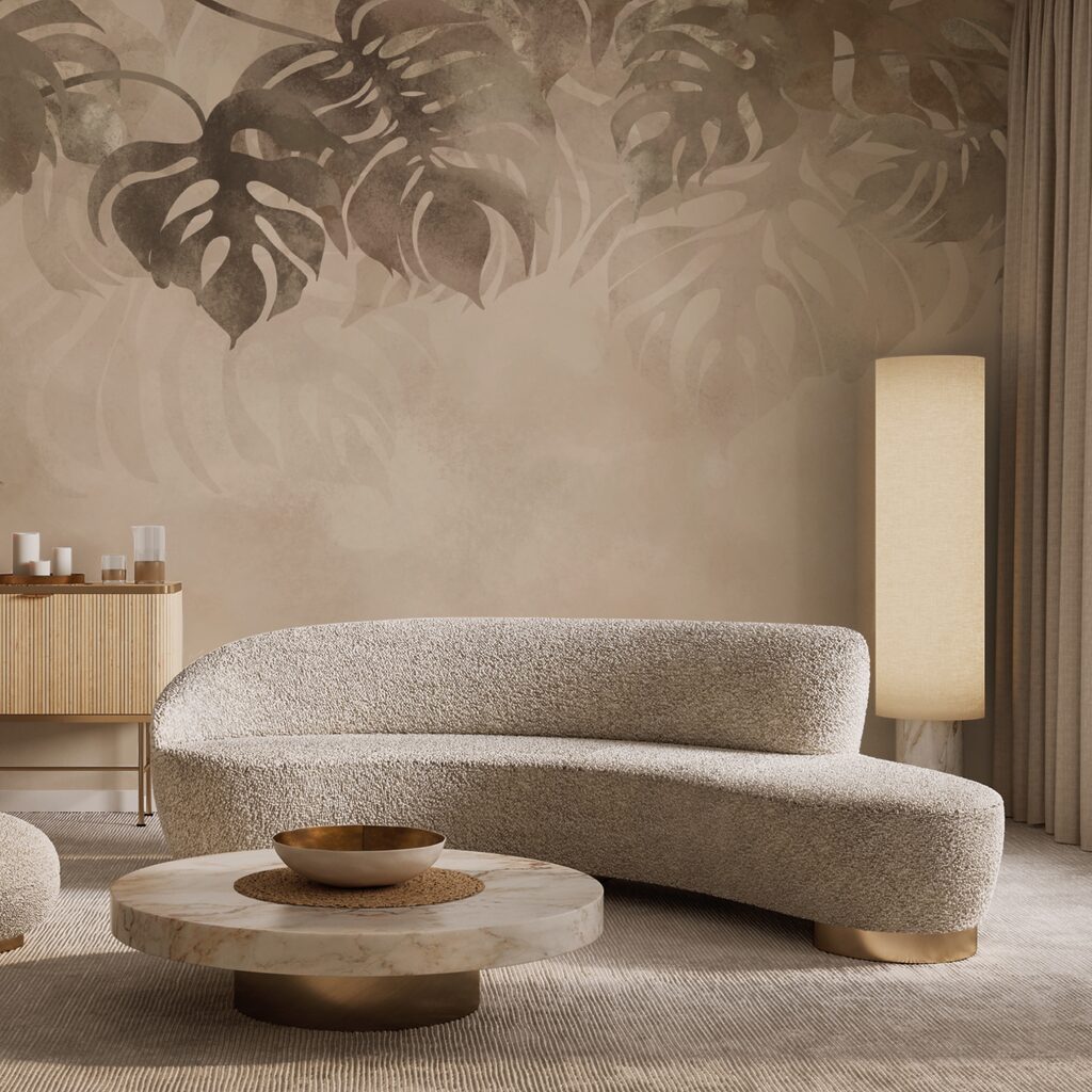 Elegant gebladerte op zachte achtergrond