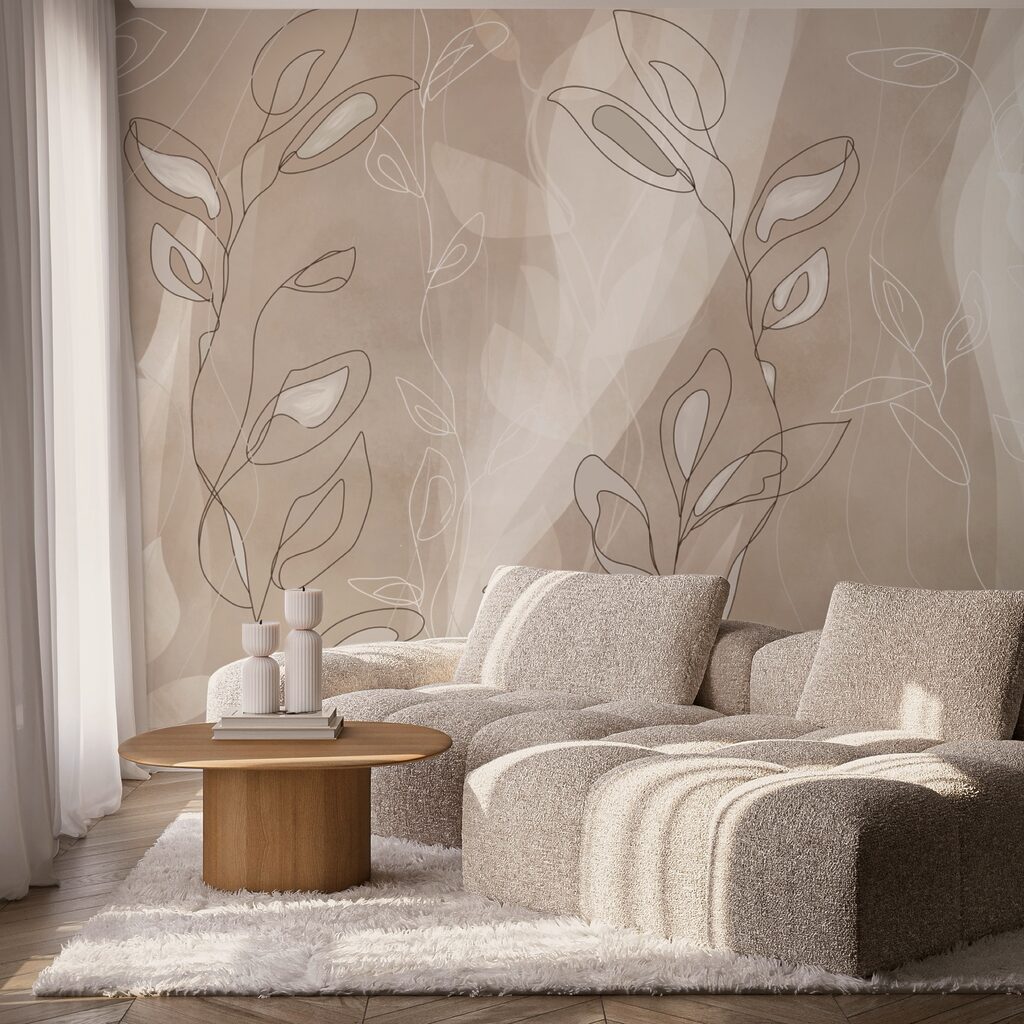 Zachte lijnen op een zachte achtergrond Zachte lijnen op een zachte achtergrond