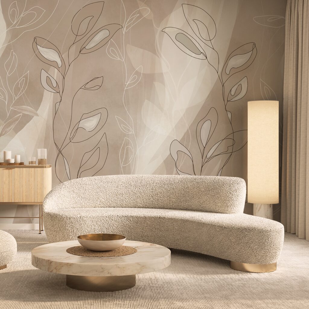 Zachte lijnen op een zachte achtergrond Zachte lijnen op een zachte achtergrond