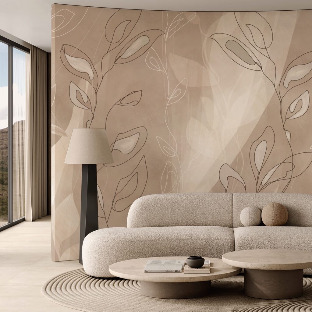 Zachte lijnen op een zachte achtergrond Zachte lijnen op een zachte achtergrond