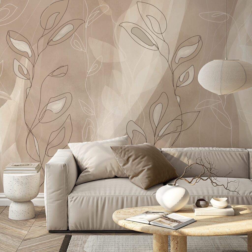 Zachte lijnen op een zachte achtergrond Zachte lijnen op een zachte achtergrond