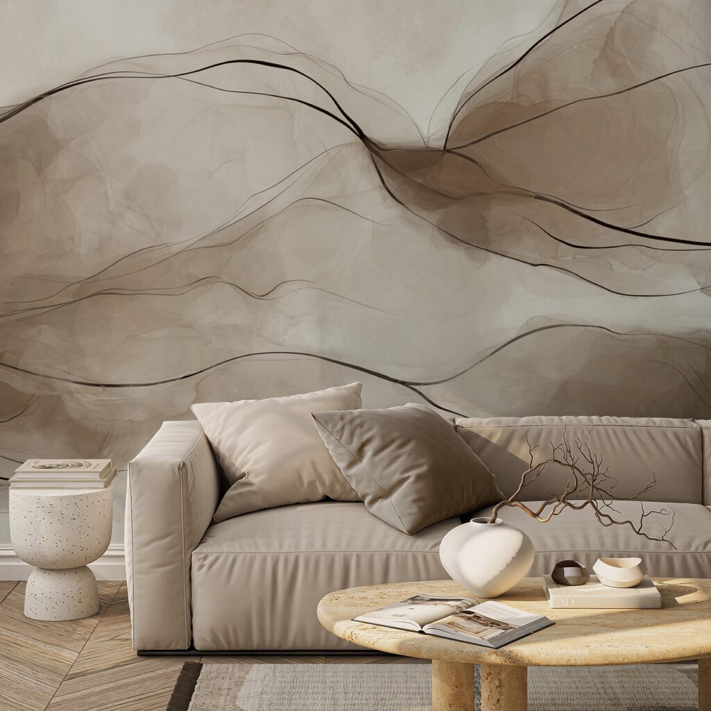 Etherische golven van vloeiende kleuren Etherische golven van vloeiende kleuren