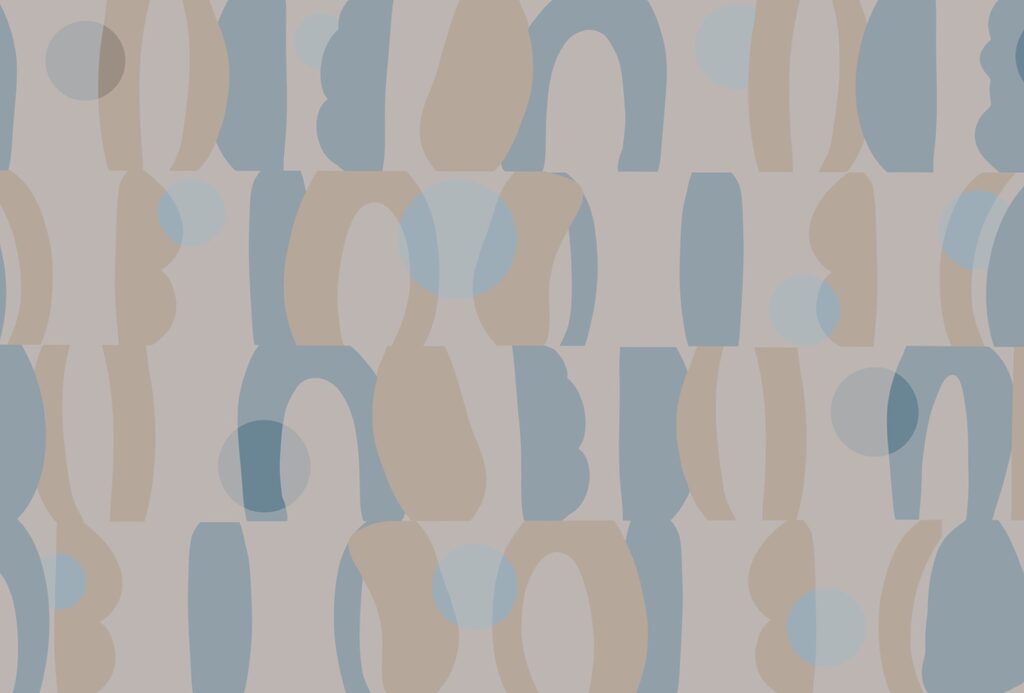 Patroon van verschillende vormen en kleuren Patroon van verschillende vormen en kleuren