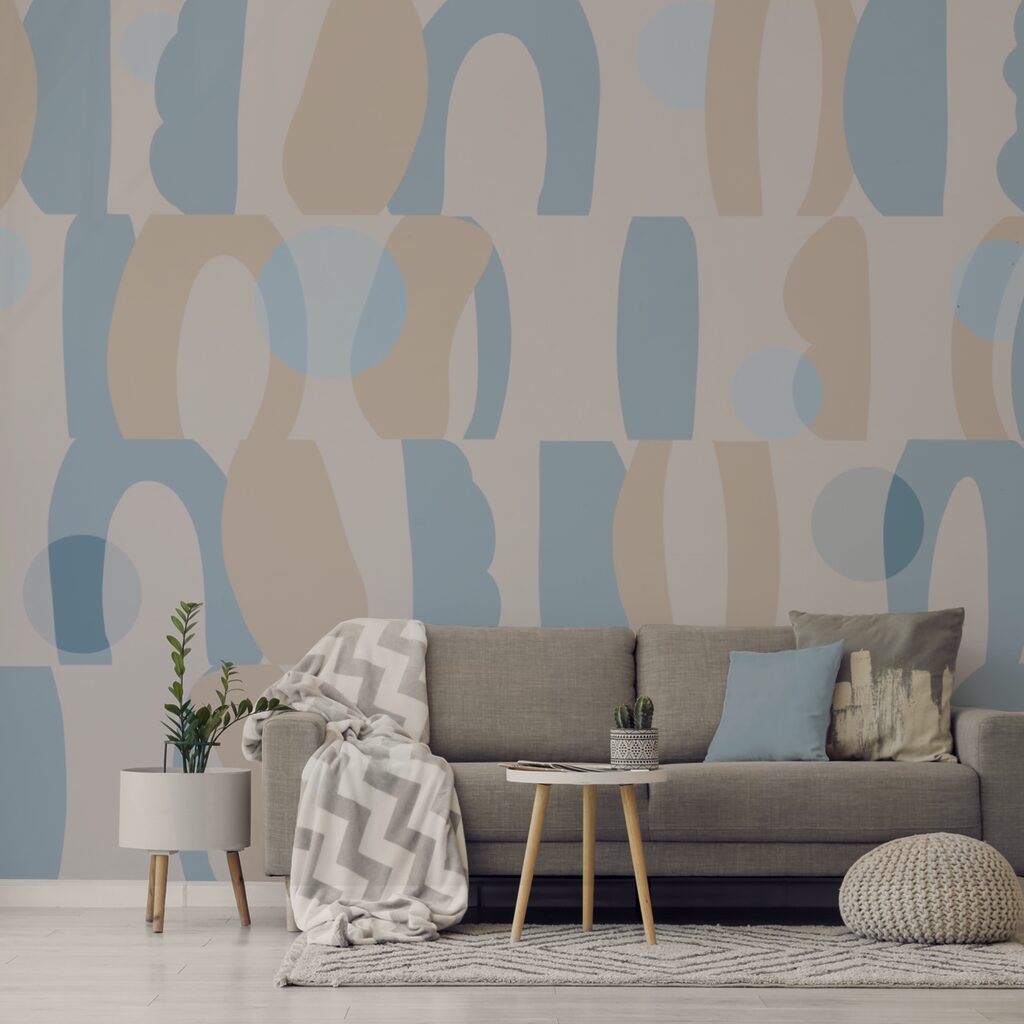 Patroon van verschillende vormen en kleuren Patroon van verschillende vormen en kleuren