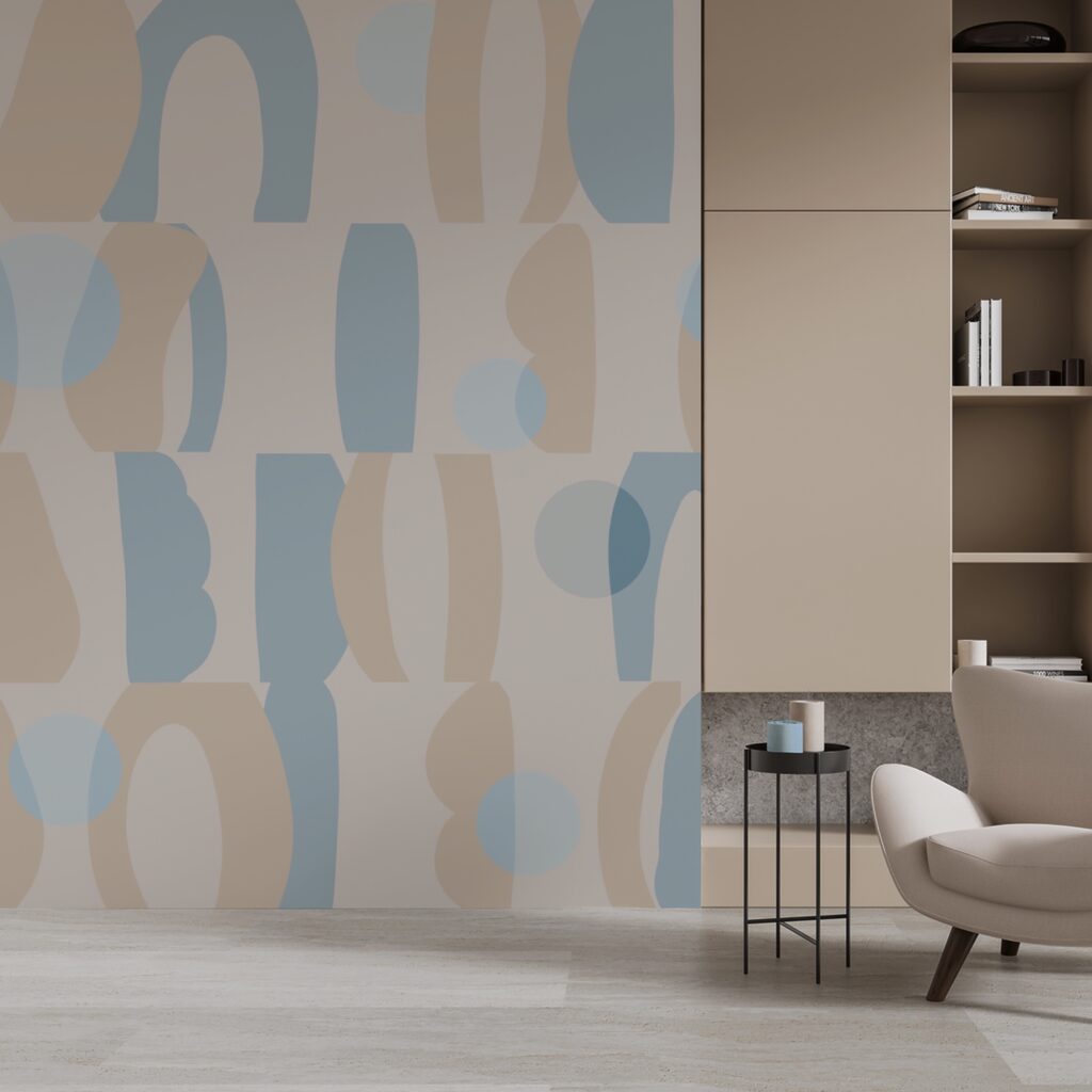 Patroon van verschillende vormen en kleuren Patroon van verschillende vormen en kleuren