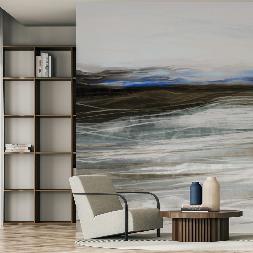 Schilderij van een landschap Schilderij van een landschap