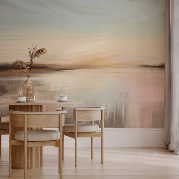 Schilderij van een landschap Schilderij van een landschap