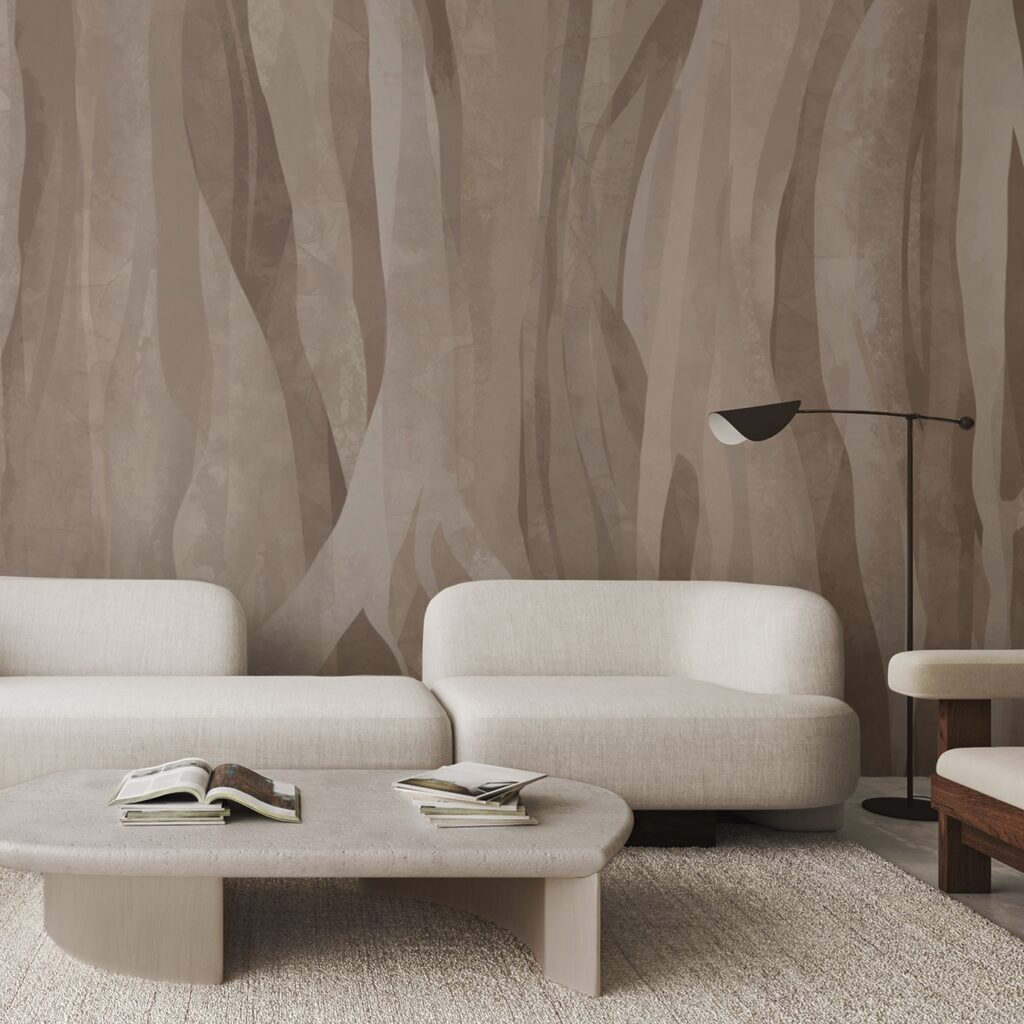 Abstracte natuurlijke patronen in zachte tinten Abstracte natuurlijke patronen in zachte tinten