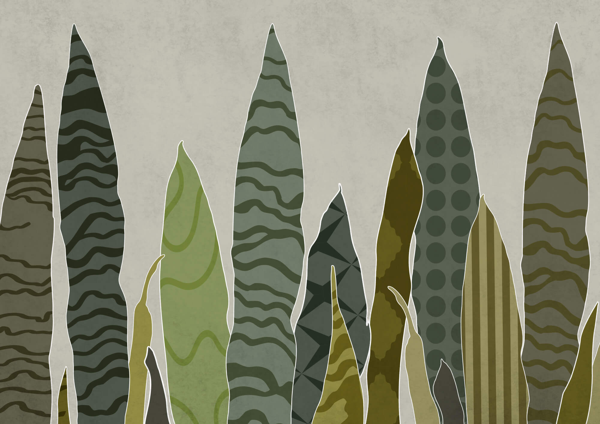 Group of green leaves Group of green leaves