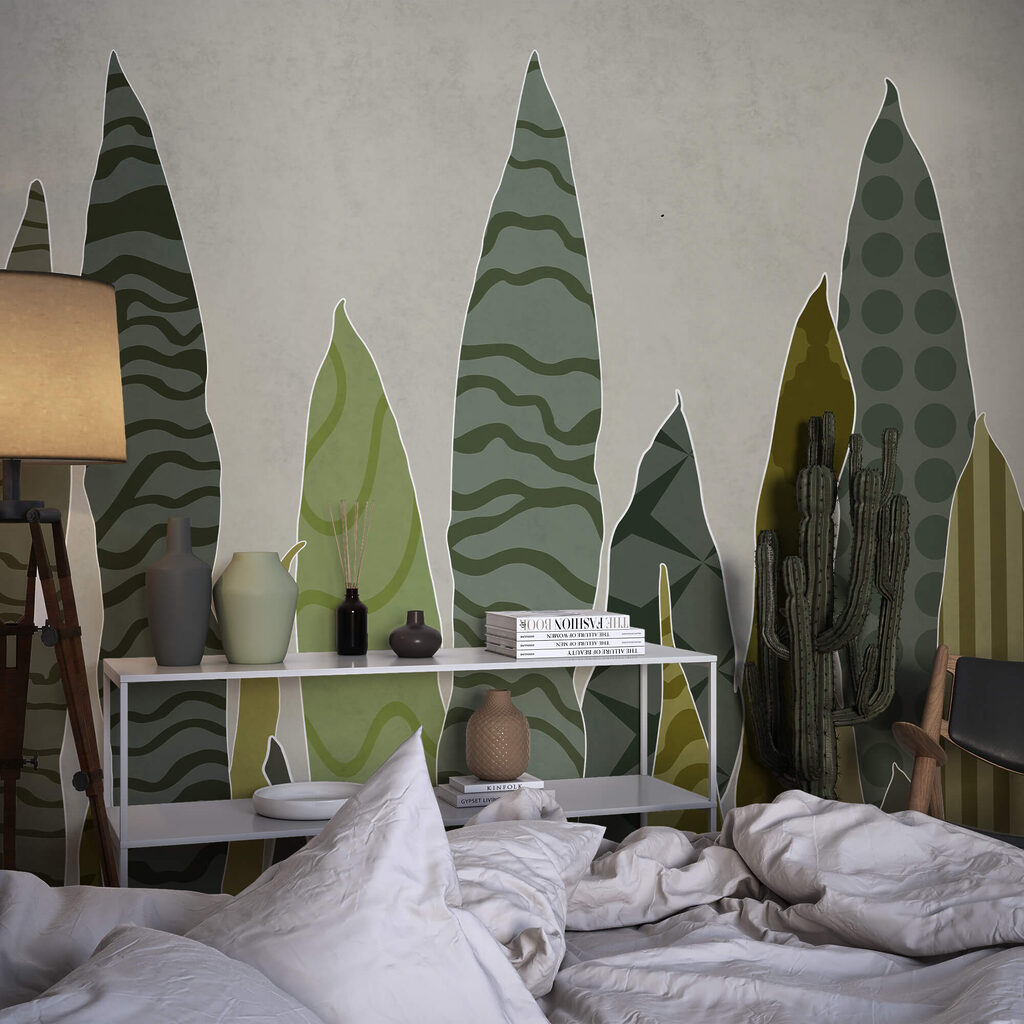 Groep groene bladeren Groep groene bladeren