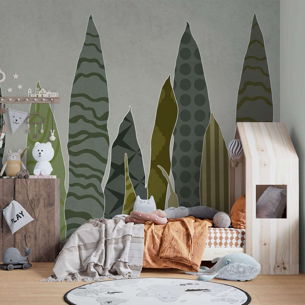 Groep groene bladeren Groep groene bladeren