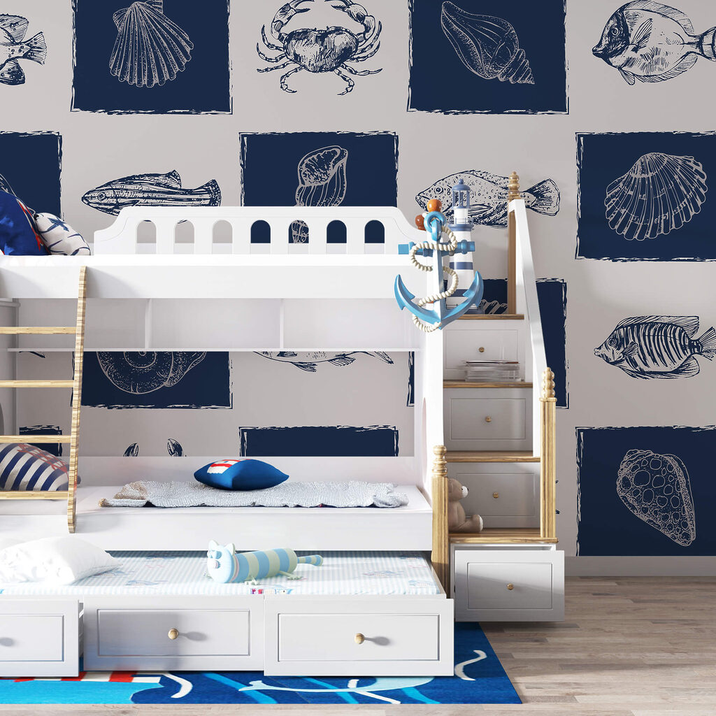 Patroon van zeedieren