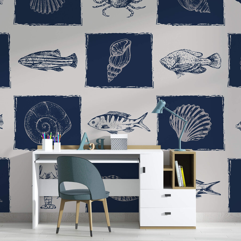 Patroon van zeedieren