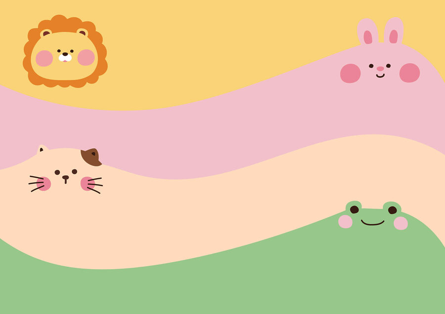 Groep dieren met een leeuw en een leeuw