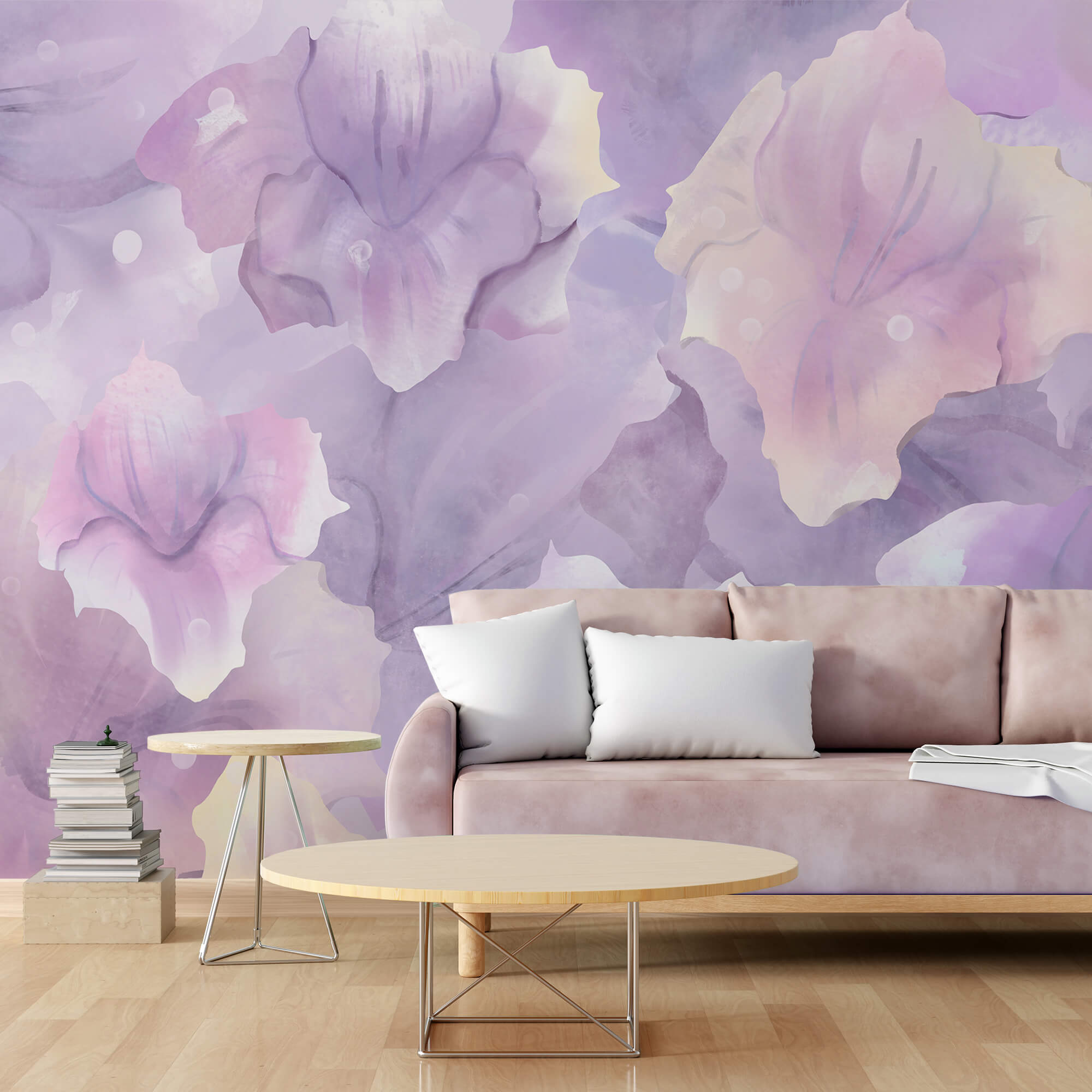 Fluisteringen van pastelkleurige bloemenpracht Fluisteringen van pastelkleurige bloemenpracht