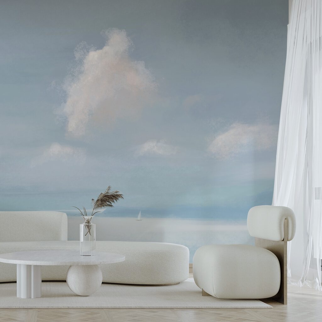 Zeilboot midden op het water