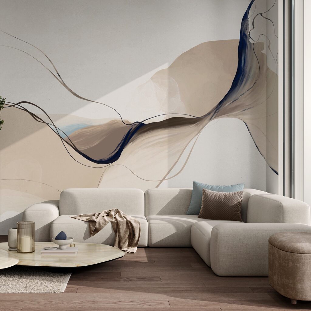 - Vloeiende kleuren in zachte harmonie