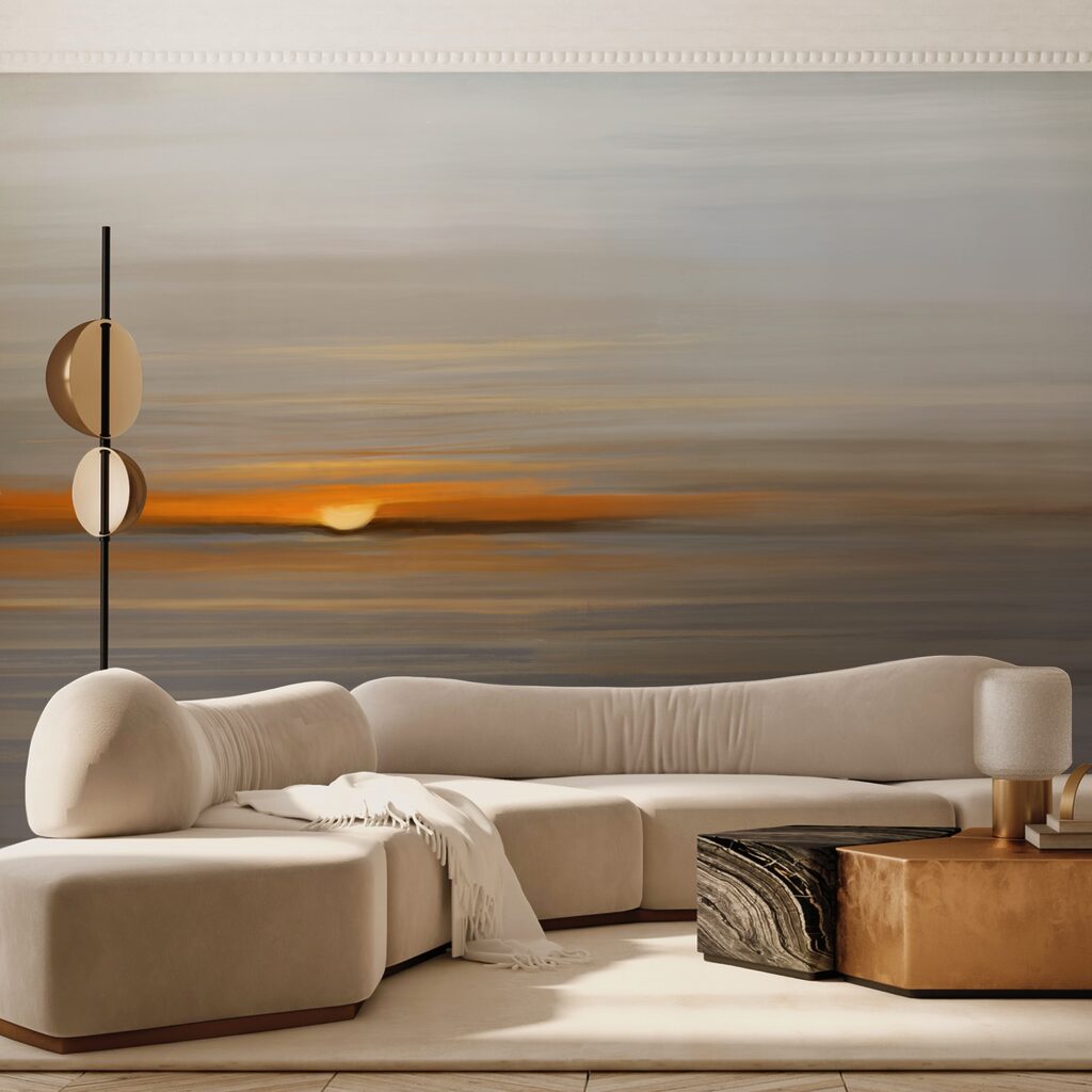 Zonsondergang over water