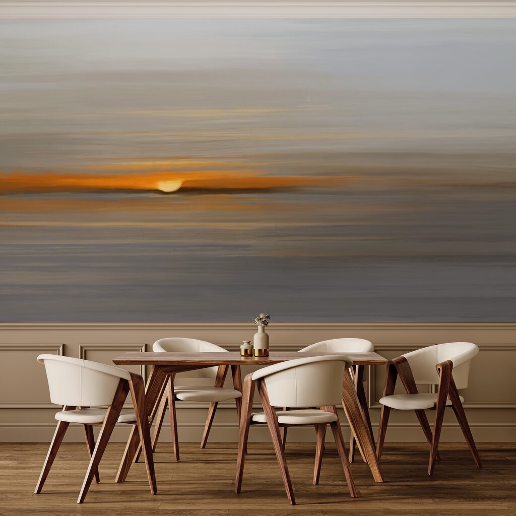 Zonsondergang over water