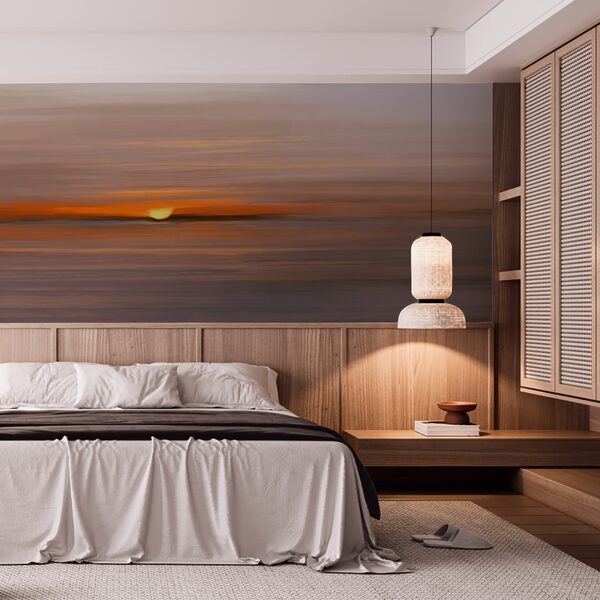 Zonsondergang over water Zonsondergang over water