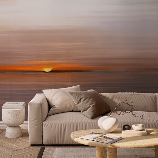 Zonsondergang over water Zonsondergang over water