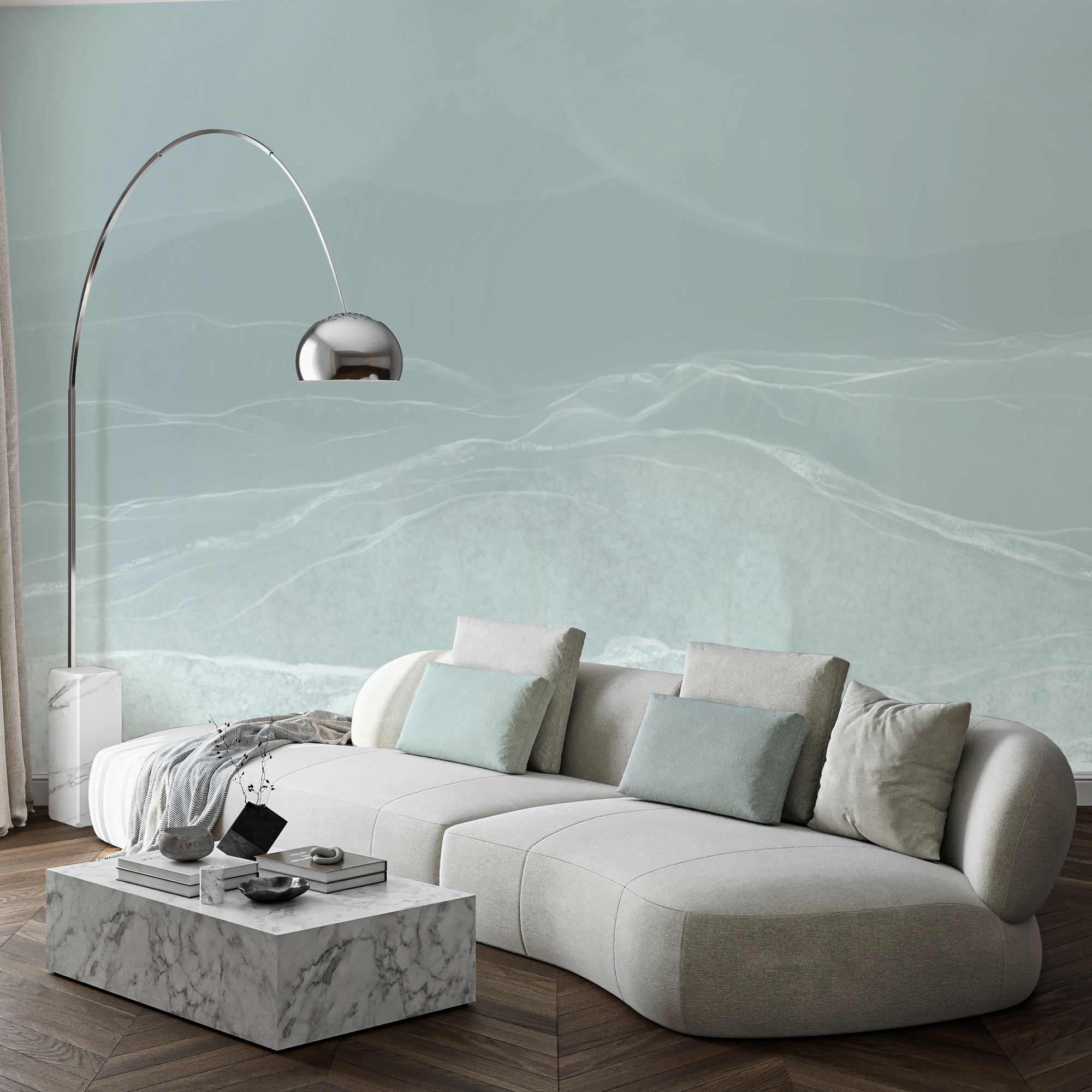 Wit en grijs landschap Wit en grijs landschap