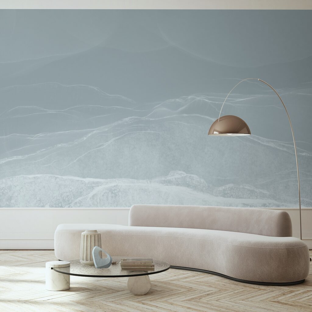 Wit en grijs landschap Wit en grijs landschap