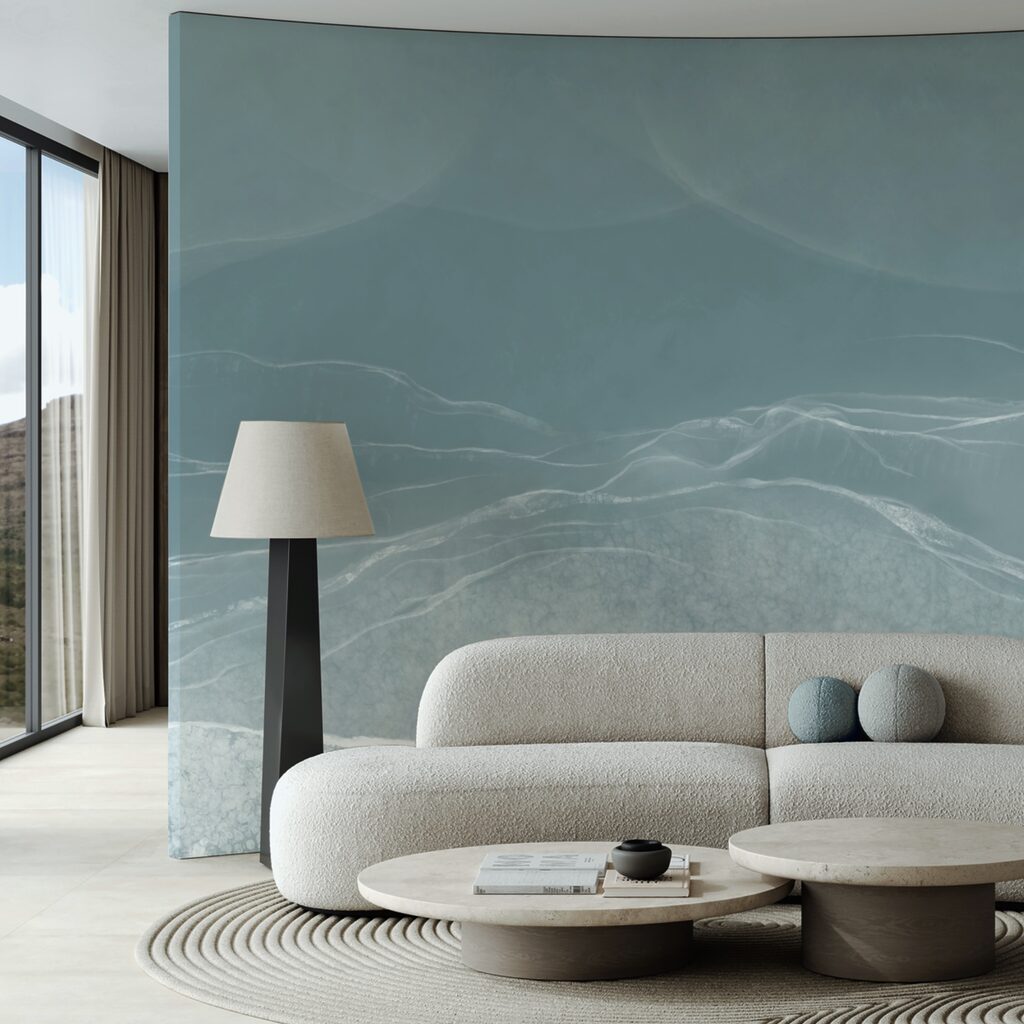 Zachte golven in gedempte tinten Zachte golven in gedempte tinten