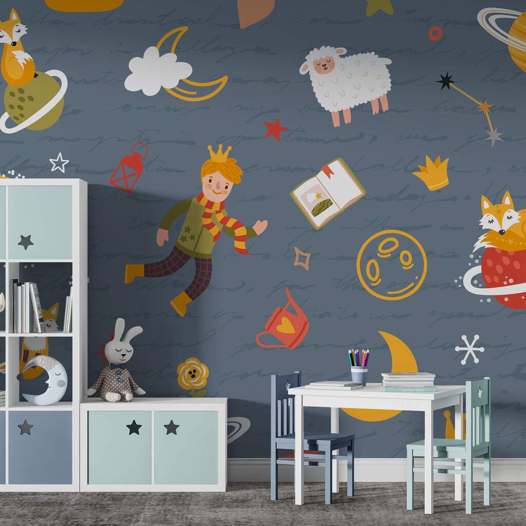 Patroon van stripfiguren