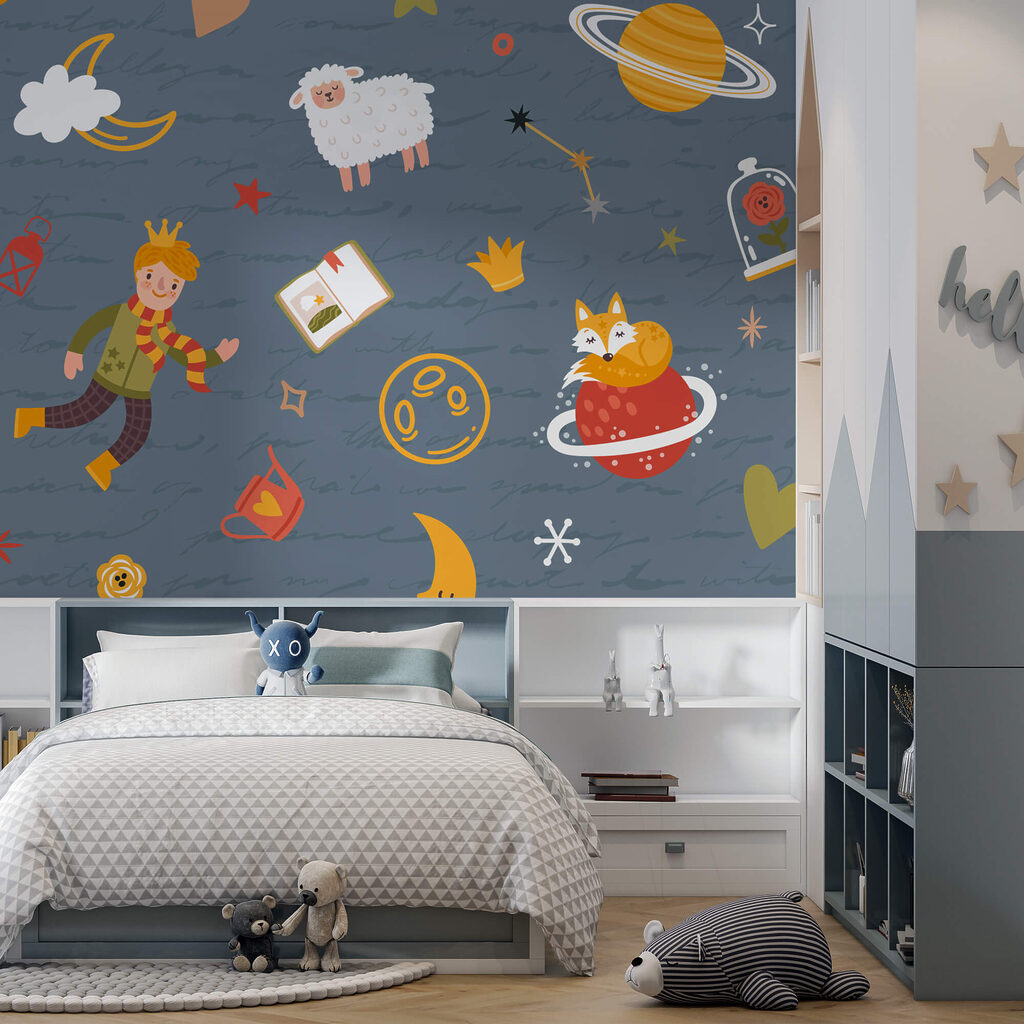 Patroon van stripfiguren