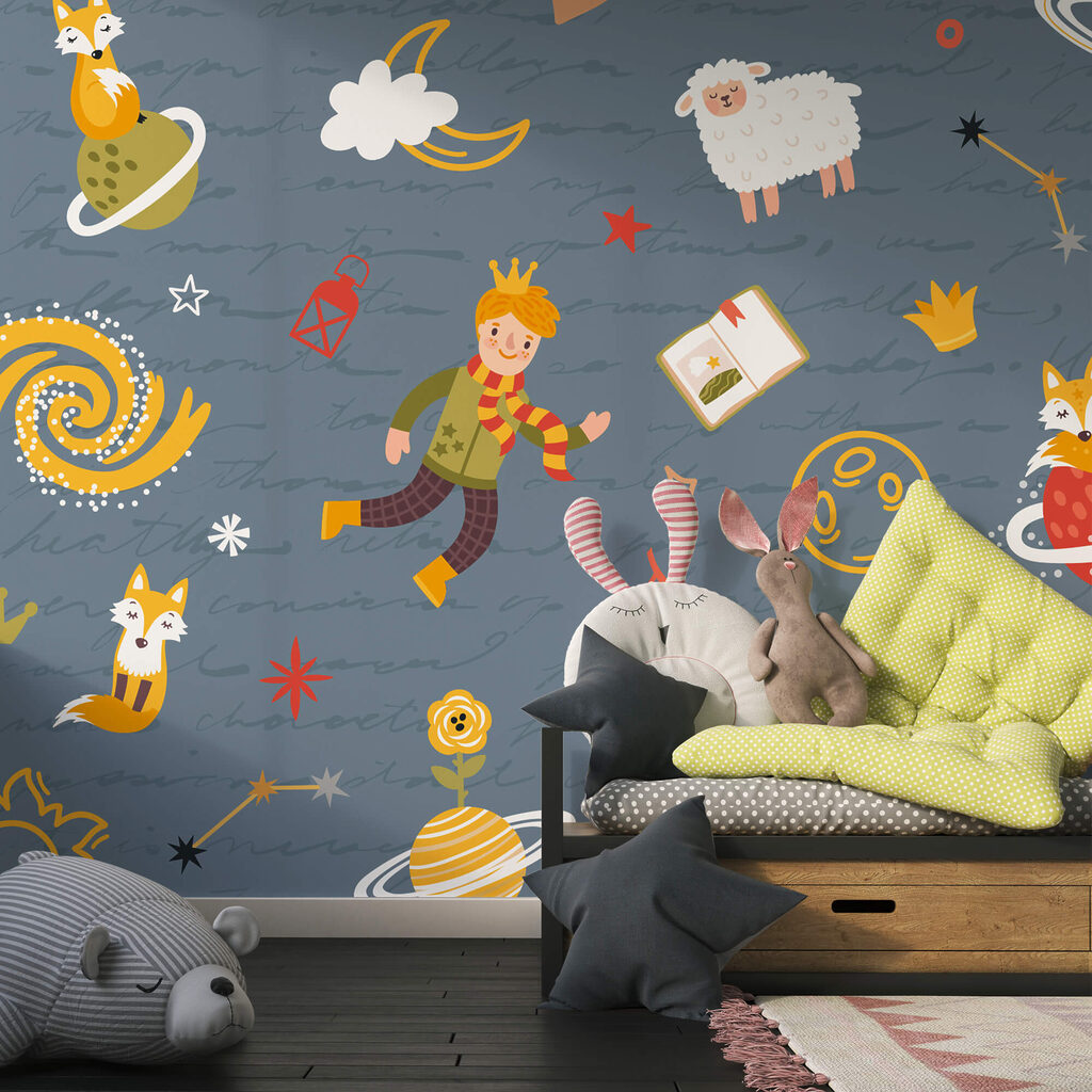 Patroon van stripfiguren