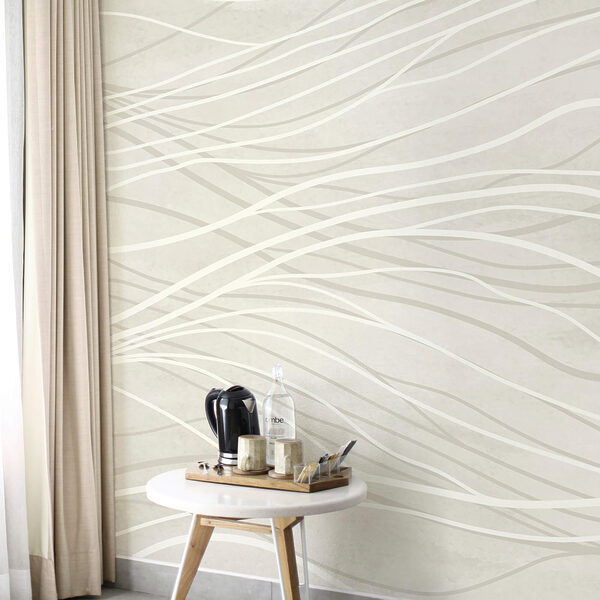 Witte lijnen op een wit oppervlak Witte lijnen op een wit oppervlak