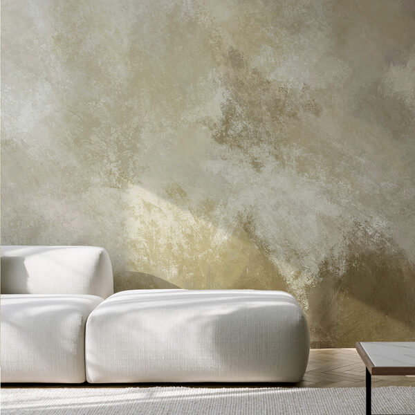 Witte en bruine muur