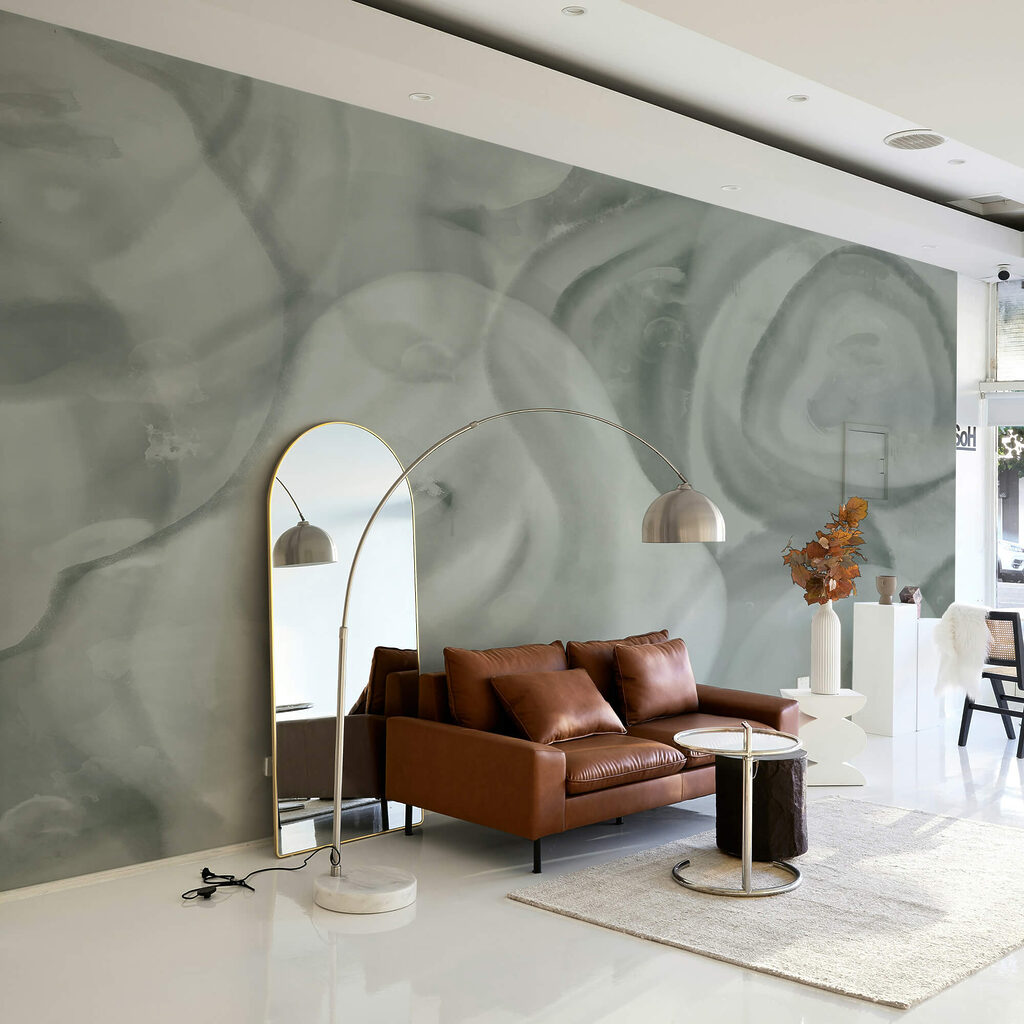 Zachte, wervelende vormen in zachte tinten Zachte, wervelende vormen in zachte tinten