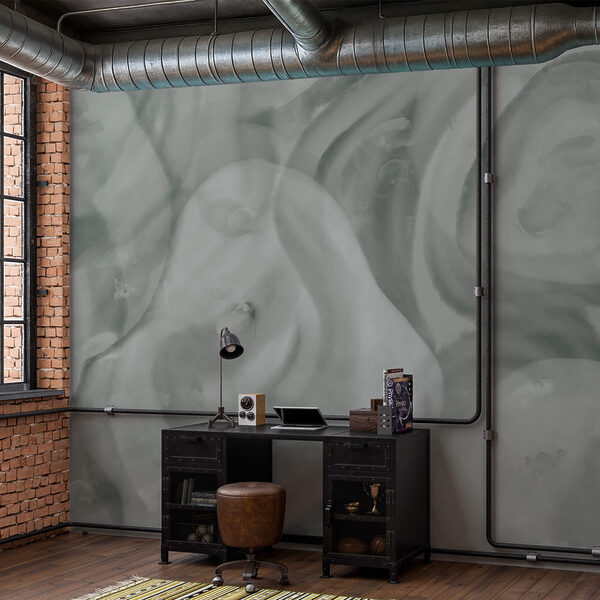 Zachte, wervelende vormen in zachte tinten Zachte, wervelende vormen in zachte tinten