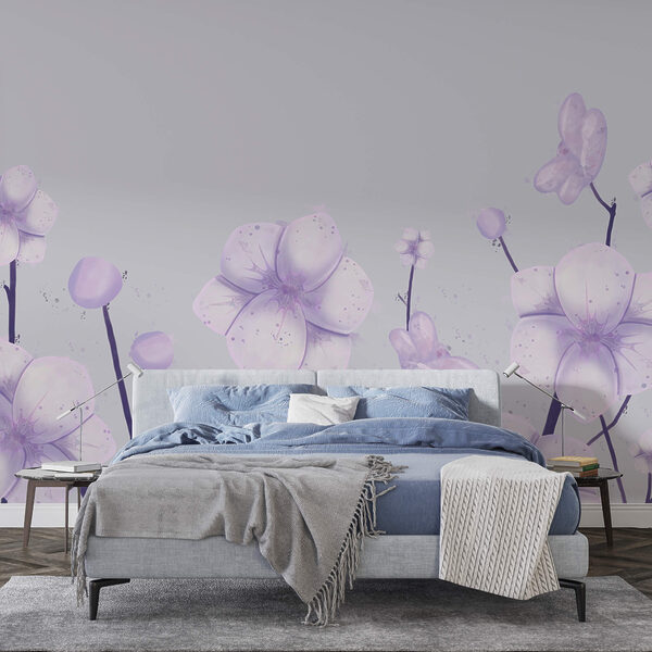 Groep bloemen op een witte achtergrond