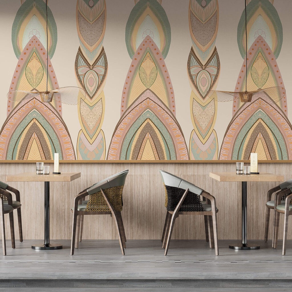 Patroon van kleurrijke vormen