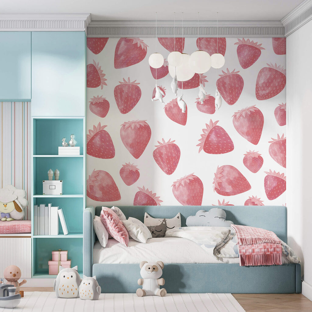 Patroon van aardbeien