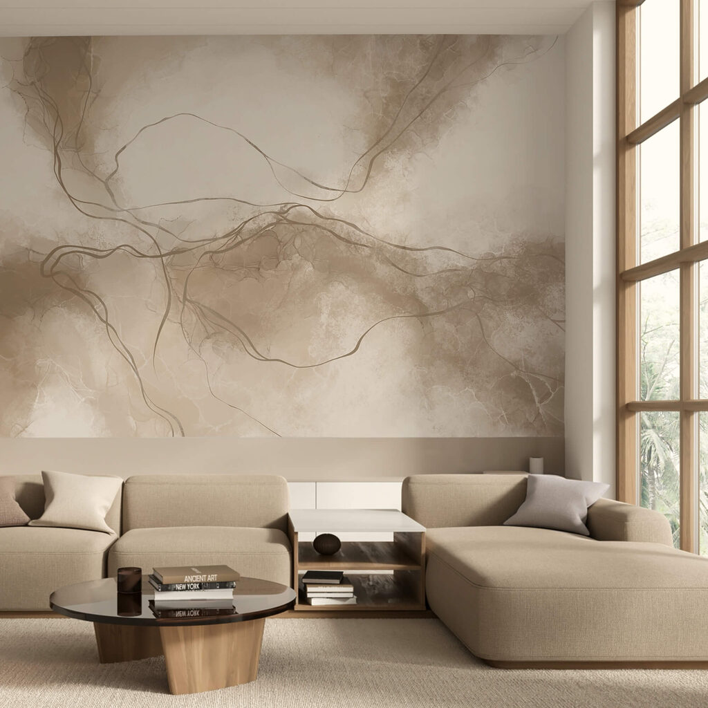 Zachte tinten gaan op in een elegant ontwerp