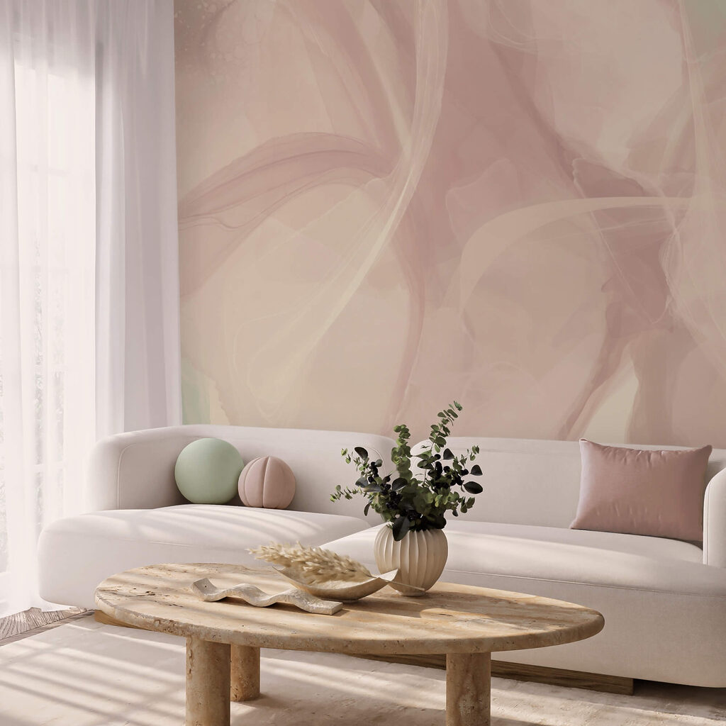 Etherische wervelingen van zachte kleuren Etherische wervelingen van zachte kleuren