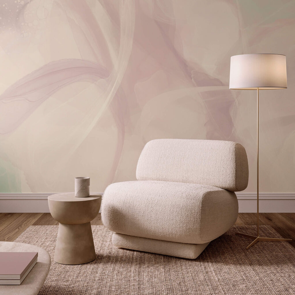 Etherische wervelingen van zachte kleuren Etherische wervelingen van zachte kleuren