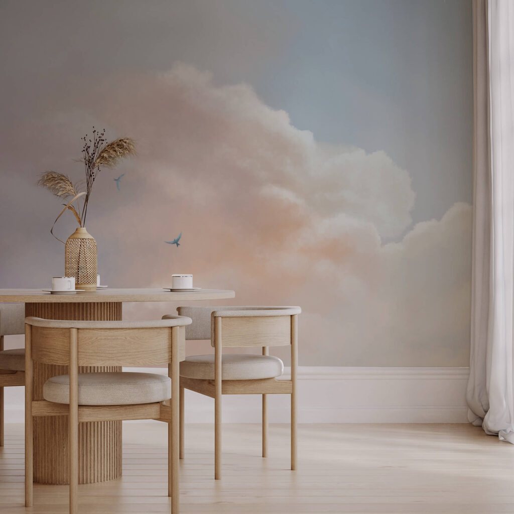 Vogels die in de lucht vliegen