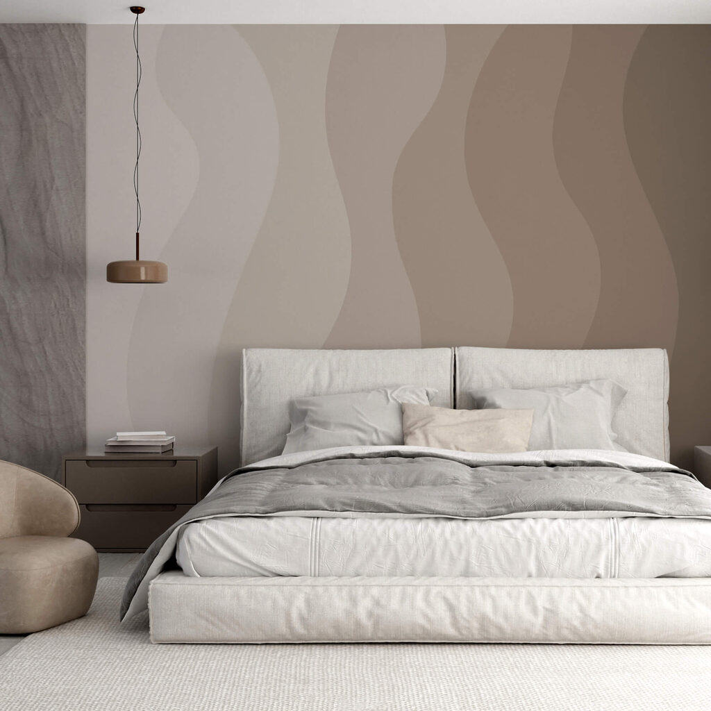 Harmonieuze golven van zachte kleuren