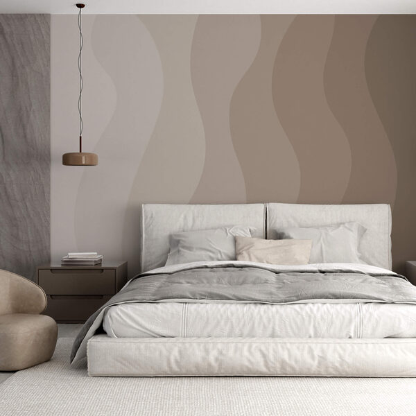 Harmonieuze golven van zachte kleuren