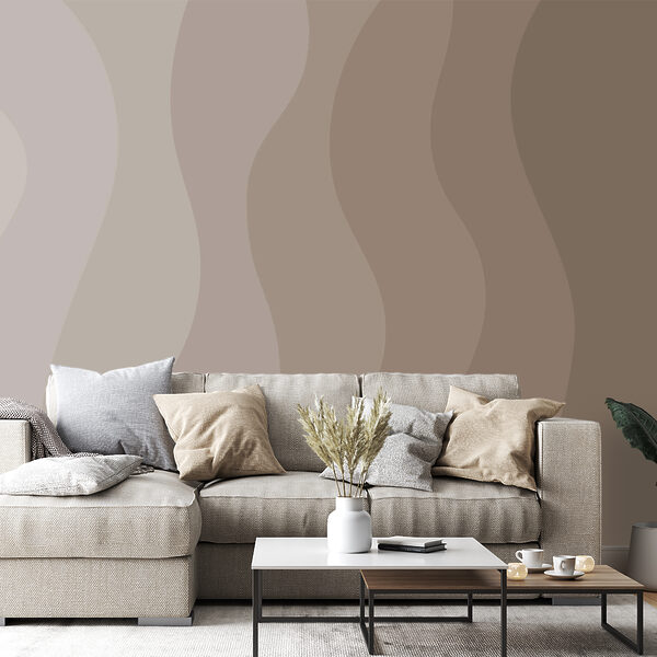 Harmonieuze golven van zachte kleuren