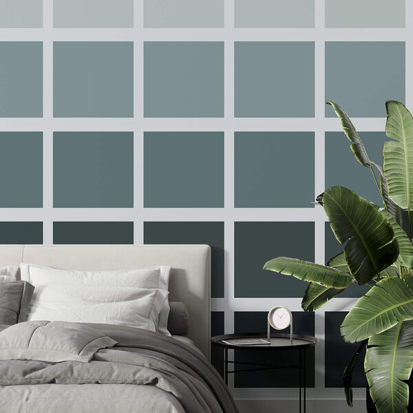 Grijze vierkanten met zwarte vierkanten