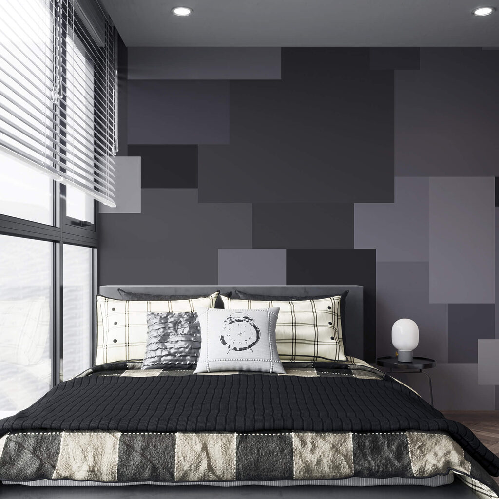 Grijze vierkanten op een stapel