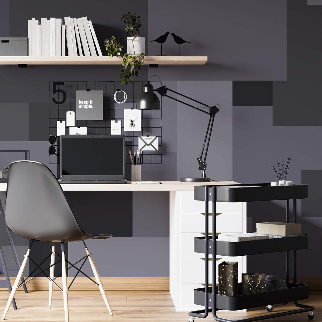 Grijze vierkanten op een stapel